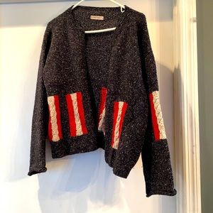 Handmade Lynne McNulty cardigan knit sweater